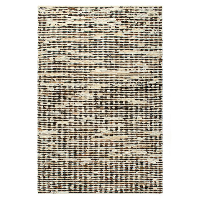 Tapis À Poils Cuir Véritable