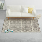 Tapis En Laine Tissée À La Main 160X230 Cm Noir/Blanc
