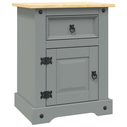 Table De Chevet Gamme Corona Pin Mexicain 53X39X66 Cm