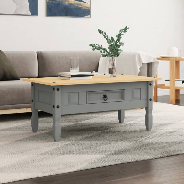 Table Basse Pin Mexicain Gamme Corona 100 X 55 X 44 Cm