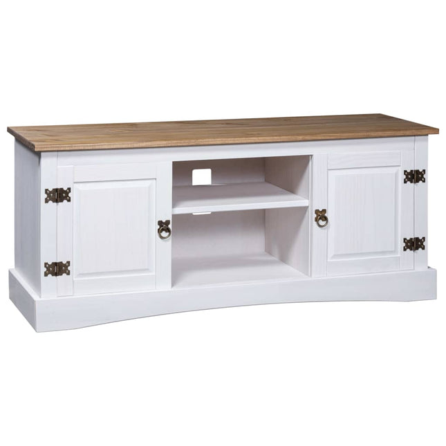 Meuble Tv Gamme Corona Pin Mexicain 120X40X52 Cm