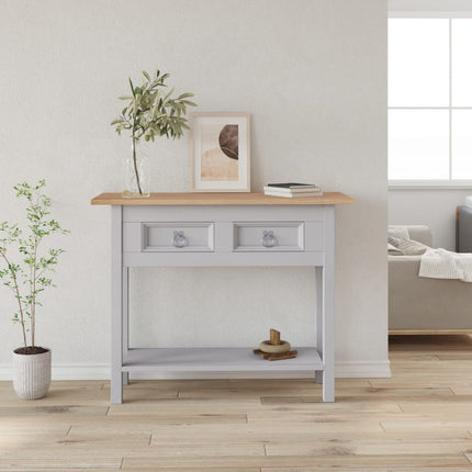 Table Console Gamme Corona Pin Mexicain 93X34,5X73 Cm