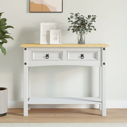 Table Console Gamme Corona Pin Mexicain 93X34,5X73 Cm