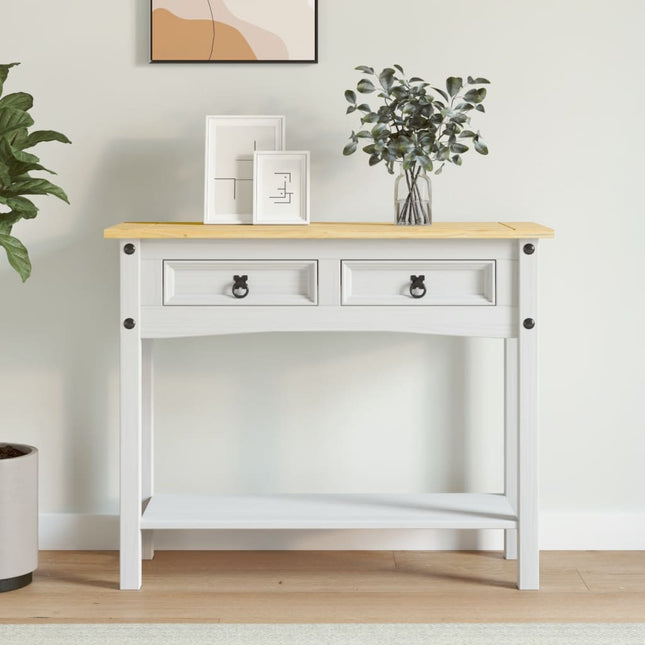 Table Console Gamme Corona Pin Mexicain 93X34,5X73 Cm