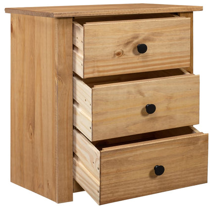 Table De Chevet 46X40X57 Cm Pin Gamme Panama