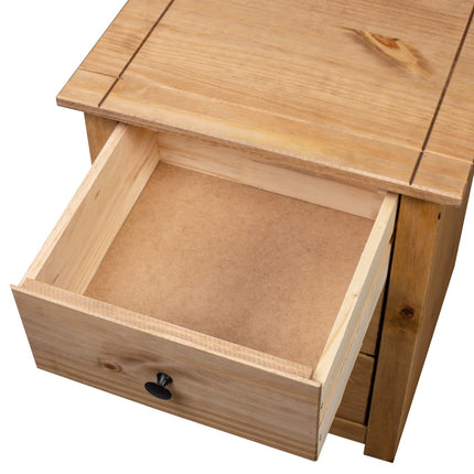 Table De Chevet 46X40X57 Cm Pin Gamme Panama