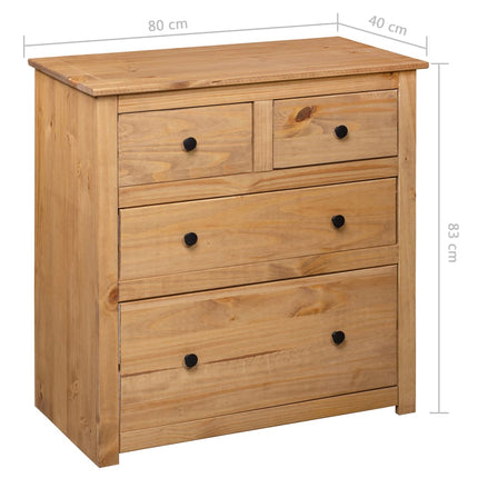 Buffet 80X40X83 Cm Pin Gamme Panama