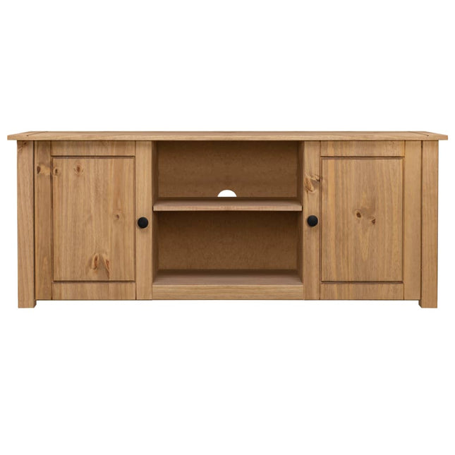 Meuble Tv 120X40X50 Cm Bois De Pin Massif Gamme Panama