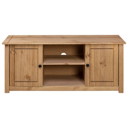 Meuble Tv 120X40X50 Cm Bois De Pin Massif Gamme Panama