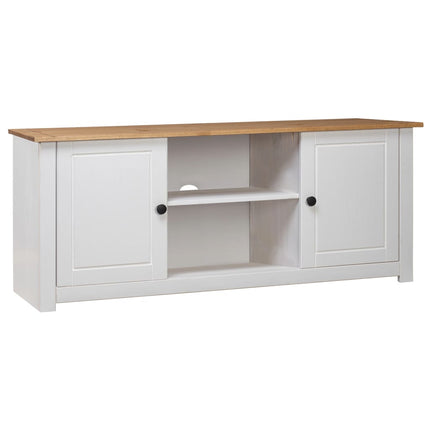 Meuble Tv 120X40X50 Cm Bois De Pin Massif Gamme Panama