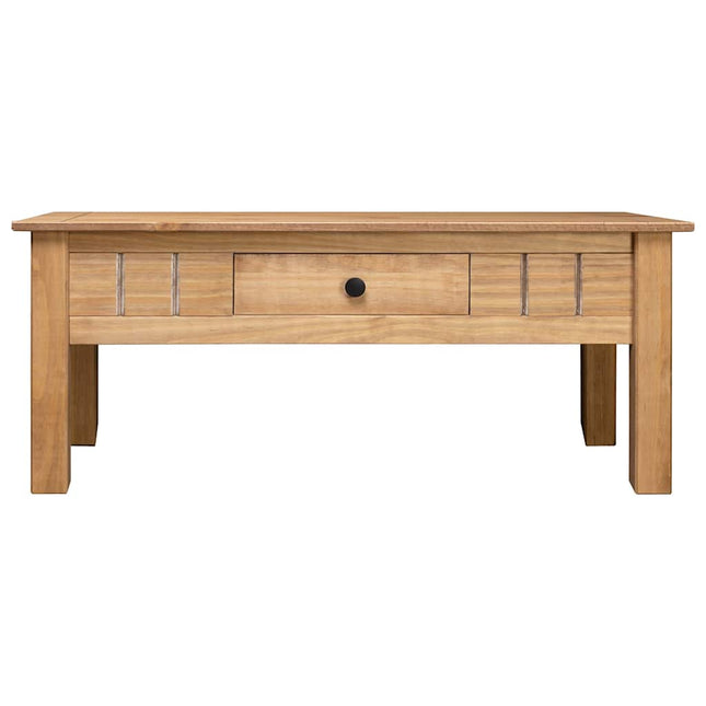 Table Basse 100X60X43,5 Cm Pin Massif Assortiment Panama
