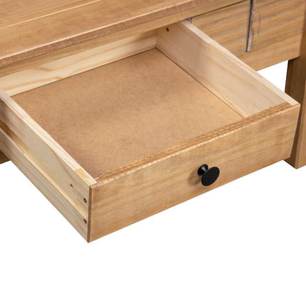 Table Basse 100X60X43,5 Cm Pin Massif Assortiment Panama