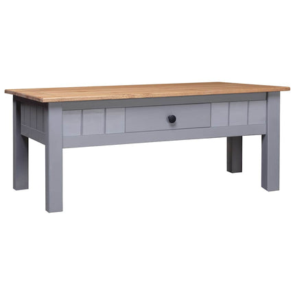 Table Basse 100X60X43,5 Cm Pin Massif Assortiment Panama
