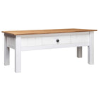 Table Basse 100X60X43,5 Cm Pin Massif Assortiment Panama