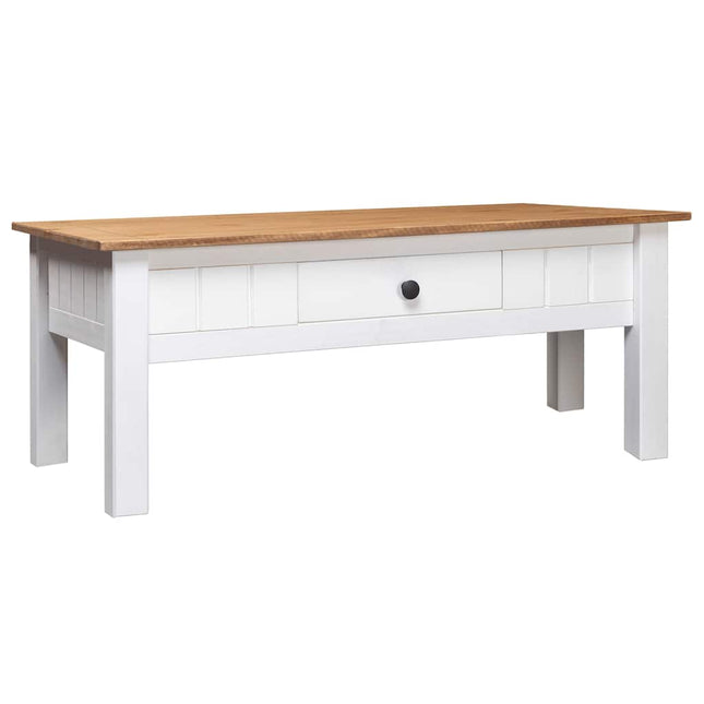 Table Basse 100X60X43,5 Cm Pin Massif Assortiment Panama