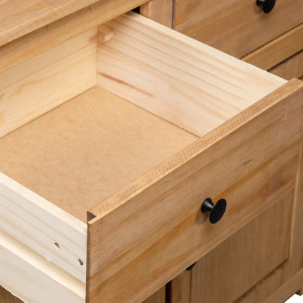 Buffet 93X40X80 Cm Pin Solide Assortiment Panama