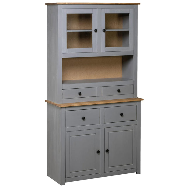 Buffet Haut 93X40,5X180 Cm Pin Gamme Panama