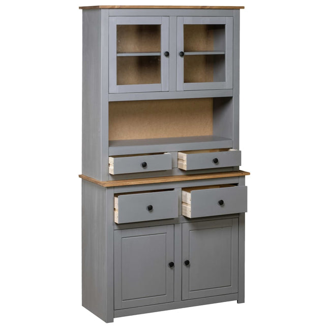 Buffet Haut 93X40,5X180 Cm Pin Gamme Panama
