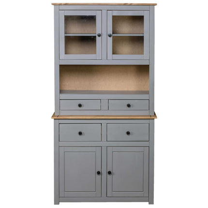 Buffet Haut 93X40,5X180 Cm Pin Gamme Panama