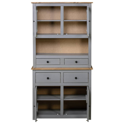 Buffet Haut 93X40,5X180 Cm Pin Gamme Panama