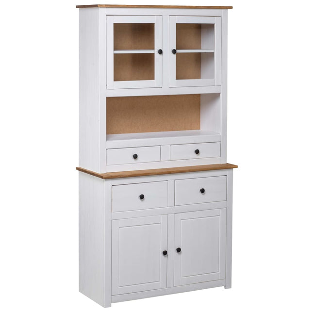Buffet Haut 93X40,5X180 Cm Pin Gamme Panama
