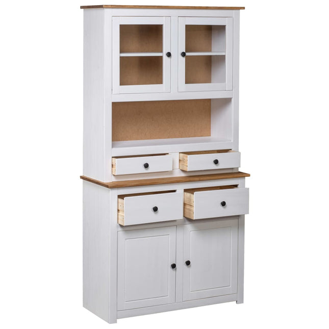 Buffet Haut 93X40,5X180 Cm Pin Gamme Panama