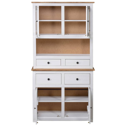 Buffet Haut 93X40,5X180 Cm Pin Gamme Panama