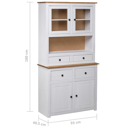 Buffet Haut 93X40,5X180 Cm Pin Gamme Panama