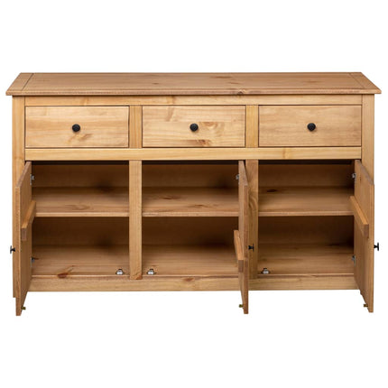 Buffet 135X40X80 Cm Pin Solide Assortiment Panama