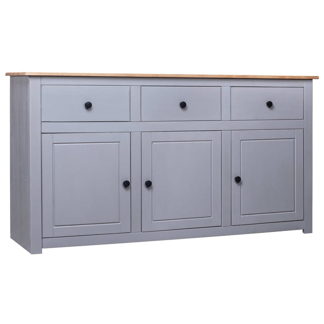 Buffet 135X40X80 Cm Pin Solide Assortiment Panama