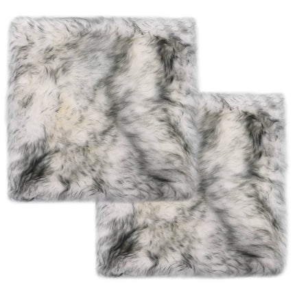 Coussins De Chaise Lot De 2 Peau De Mouton Véritable