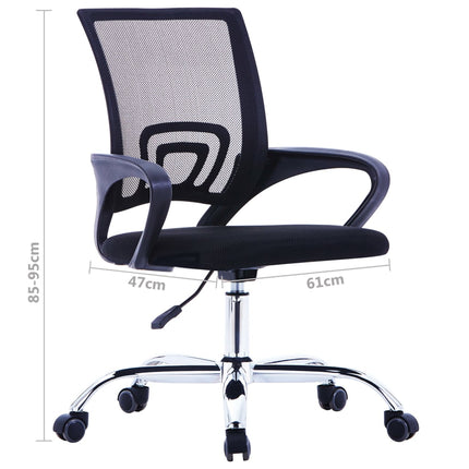 Chaise De Bureau Avec Dossier En Maille Tissu