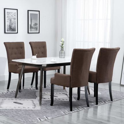 Chaise À Manger Avec Accoudoirs Tissu