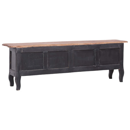 Meuble Tv 120X30X40 Cm Bois D'acajou Massif