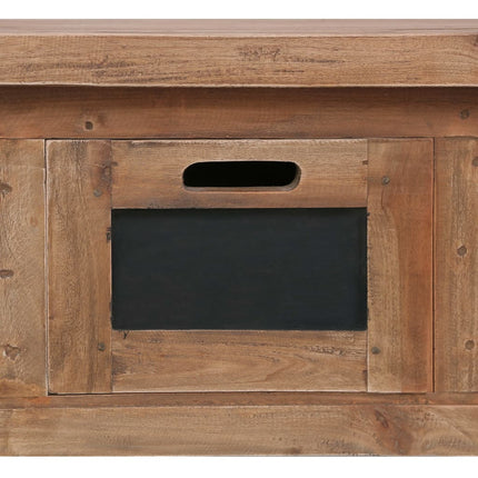 Meuble Tv Avec 3 Tiroirs 120X30X40 Cm Bois D'acajou Massif