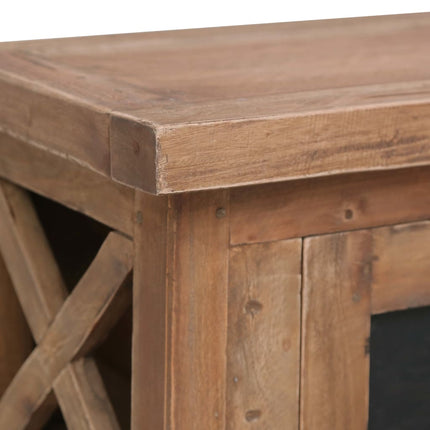 Meuble Tv Avec 3 Tiroirs 120X30X40 Cm Bois D'acajou Massif