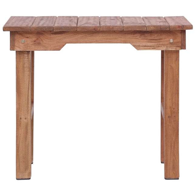 Table D'appoint 70X35X60 Cm Bois D'acajou Massif