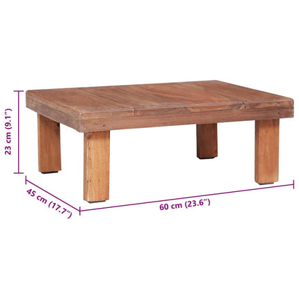 Table Basse Bois D'acajou Massif