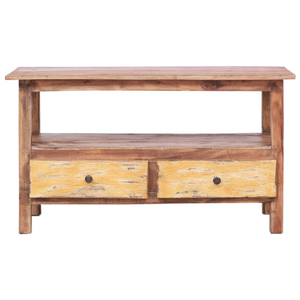 Meuble Tv 90X40X50 Cm Bois De Récupération Massif