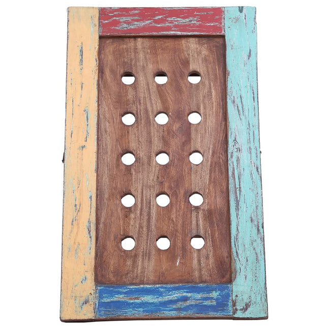 Casier À Bouteilles 15 Bouteilles 47X28X78 Cm Bois Récupération