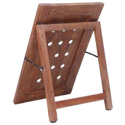 Casier À Bouteilles 15 Bouteilles 47X28X78 Cm Bois Récupération