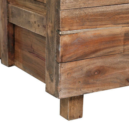 Table Basse 65X65X38 Cm Bois D'acajou Massif