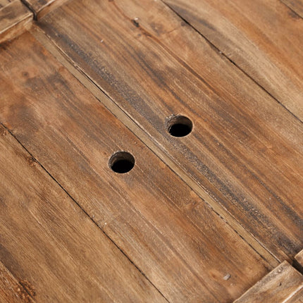 Table Basse 65X65X38 Cm Bois D'acajou Massif