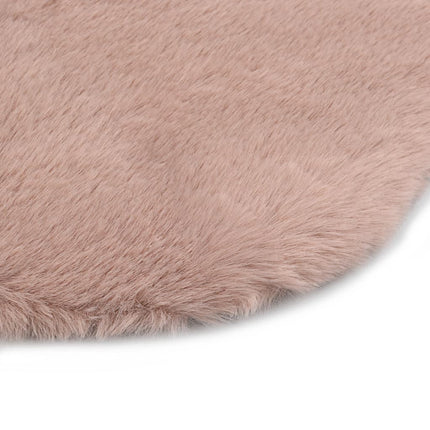Tapis 65 X 95 Cm Fausse Fourrure De Lapin