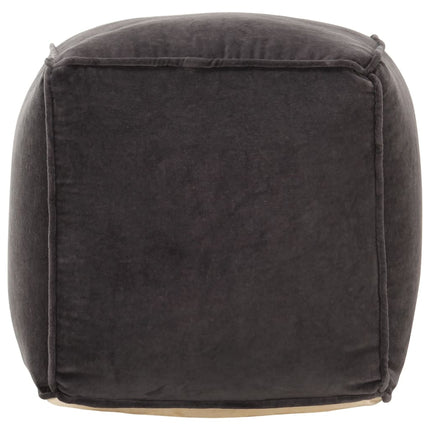 Pouf Velours De Coton 40X40X40 Cm