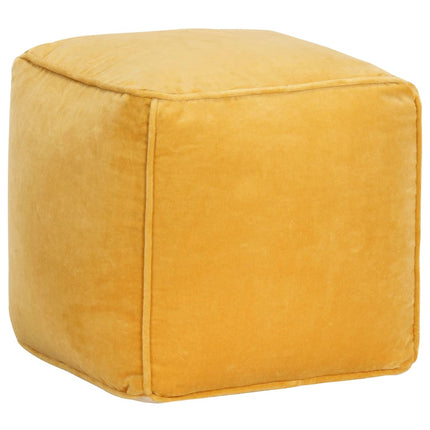 Pouf Velours De Coton 40X40X40 Cm