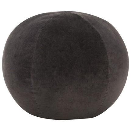 Pouf Velours De Coton 50 X 35 Cm