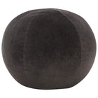 Pouf Velours De Coton 50 X 35 Cm