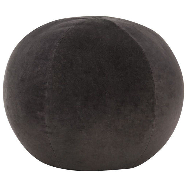 Pouf Velours De Coton 50 X 35 Cm
