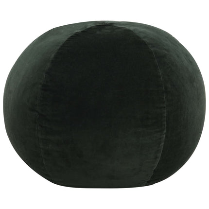 Pouf Velours De Coton 50 X 35 Cm